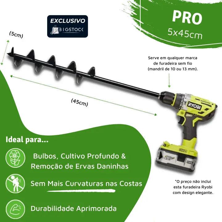 Broca Espiral Garden Auger© - Prepare o Terreno Perfeito Para Suas Plantas Florescerem em Tempo Recorde - brilho boutique