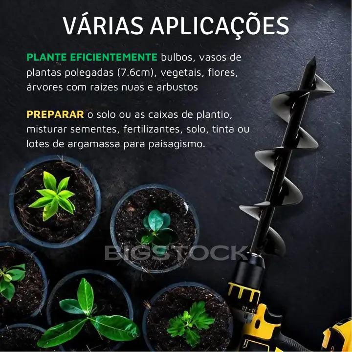 Broca Espiral Garden Auger© - Prepare o Terreno Perfeito Para Suas Plantas Florescerem em Tempo Recorde - brilho boutique